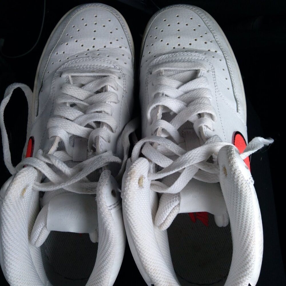 NIKE Court Vision Mid Sneakers Basketball Shoes High Top CD5436-102 Woman's Sz 8